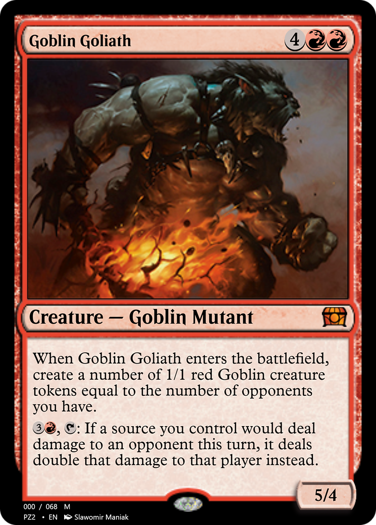 Goblin Goliath (PZ2-70783) - Treasure Chest - Premium MTG Single from Wizards of the Coast - Just $0! Shop now at Game Crave Tournament Store