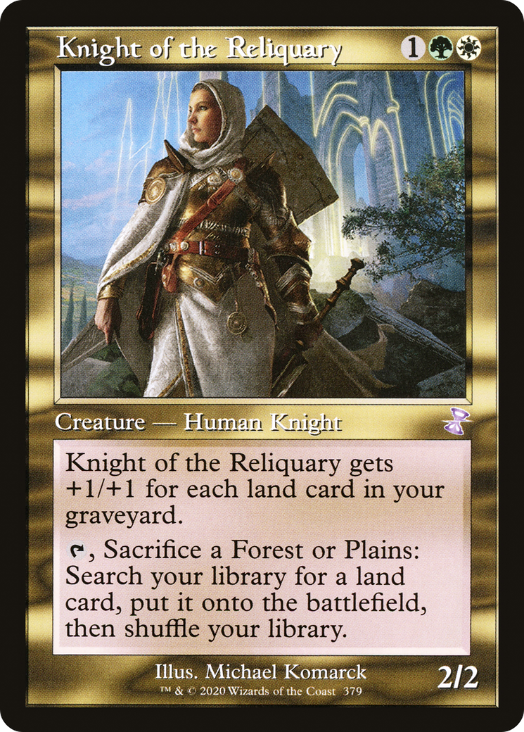 Knight of the Reliquary (TSR-379) - Time Spiral Remastered Foil - Premium MTG Single from Wizards of the Coast - Just $6.45! Shop now at Game Crave Tournament Store