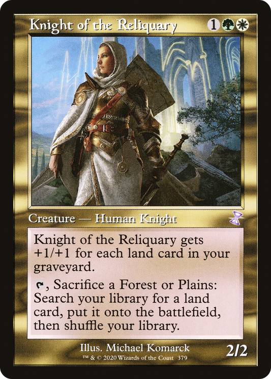 Knight of the Reliquary (TSR-379) - Time Spiral Remastered - Premium MTG Single from Wizards of the Coast - Just $0.96! Shop now at Game Crave Tournament Store