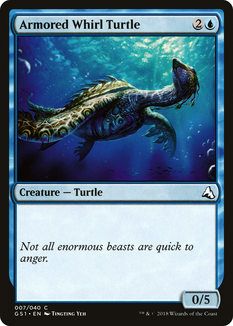 Armored Whirl Turtle (GS1-007) - Global Series Jiang Yanggu & Mu Yanling - Premium MTG Single from Wizards of the Coast - Just $0.08! Shop now at Game Crave Tournament Store