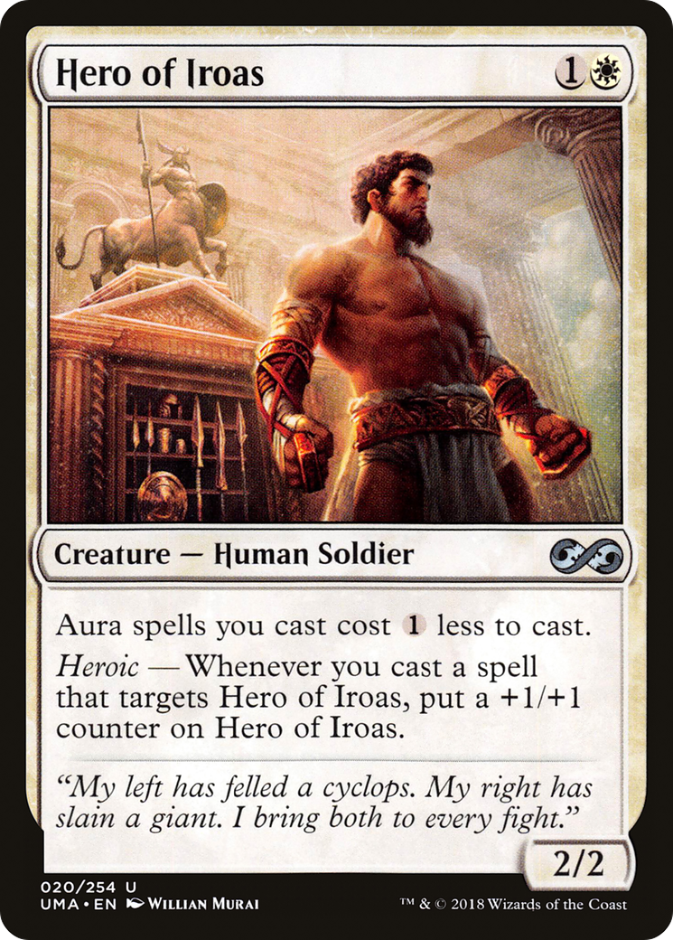Hero of Iroas (UMA-020) - Ultimate Masters Foil - Premium MTG Single from Wizards of the Coast - Just $0.28! Shop now at Game Crave Tournament Store