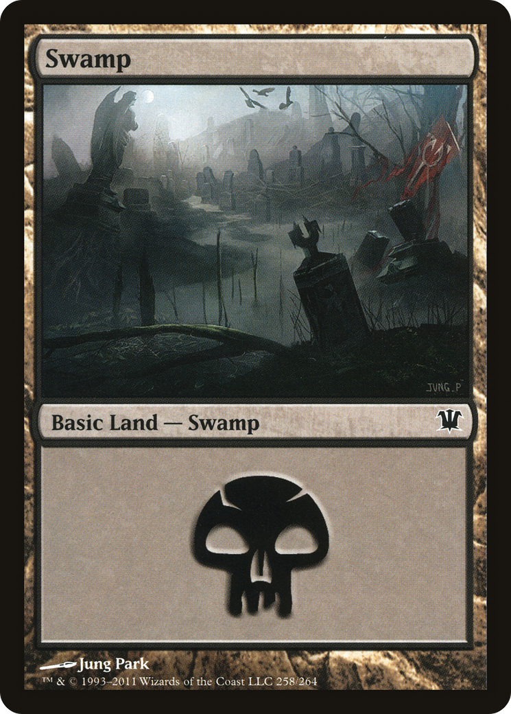 Swamp (ISD-258) - Innistrad Foil - Premium MTG Single from Wizards of the Coast - Just $1.44! Shop now at Game Crave Tournament Store