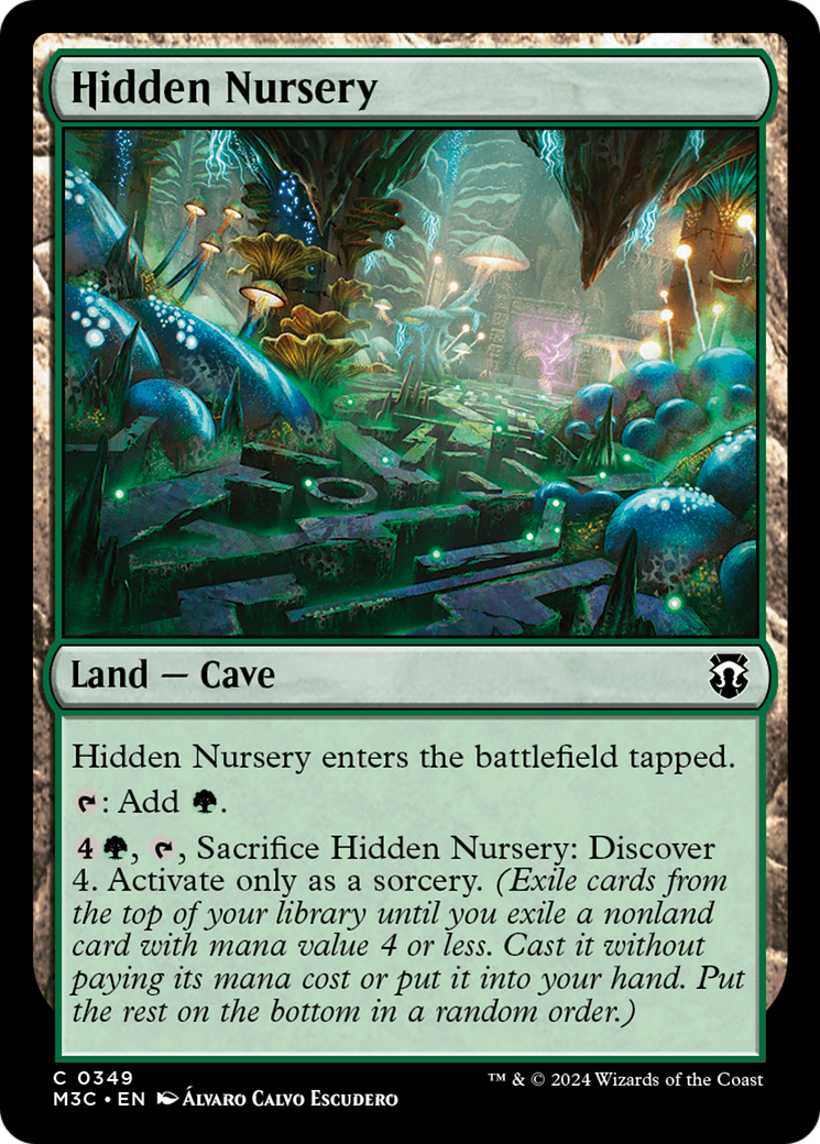 Hidden Nursery (M3C-349) - Modern Horizons 3 Commander Foil - Premium MTG Single from Wizards of the Coast - Just $0.25! Shop now at Game Crave Tournament Store