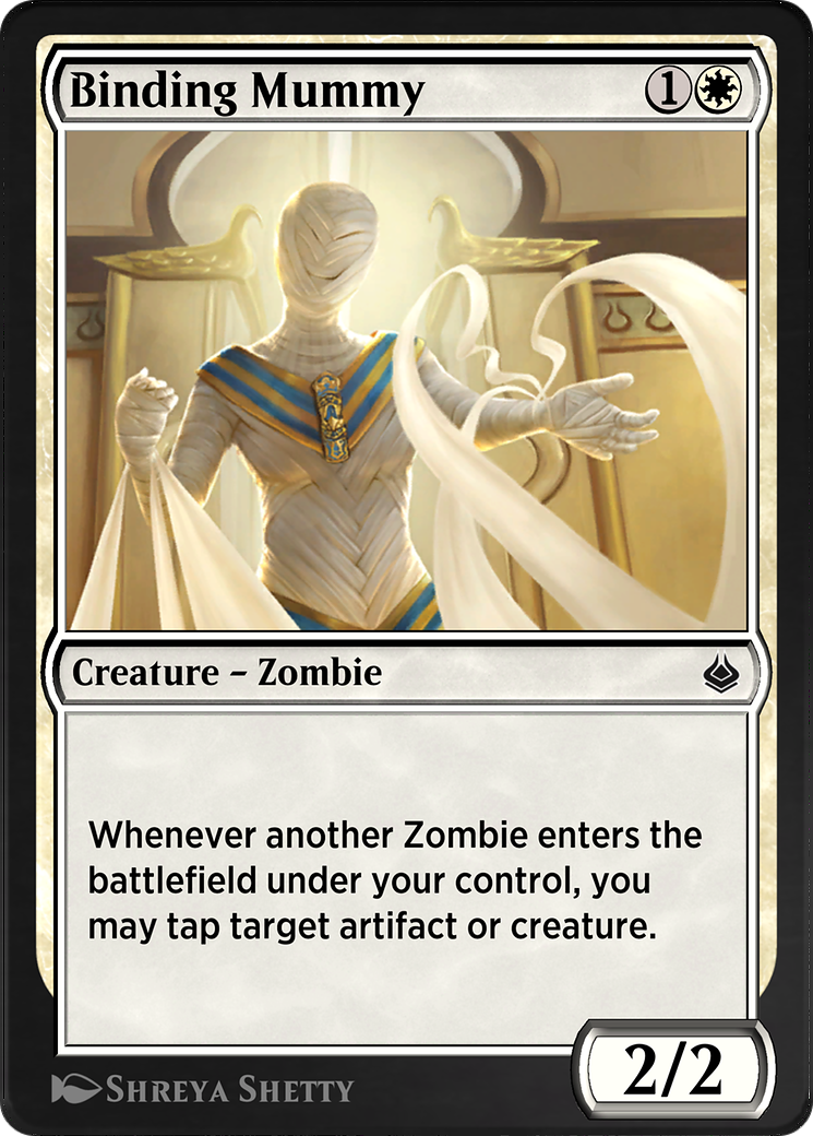 Binding Mummy (AKR-007) - Amonkhet Remastered - Premium MTG Single from Wizards of the Coast - Just $0! Shop now at Game Crave Tournament Store