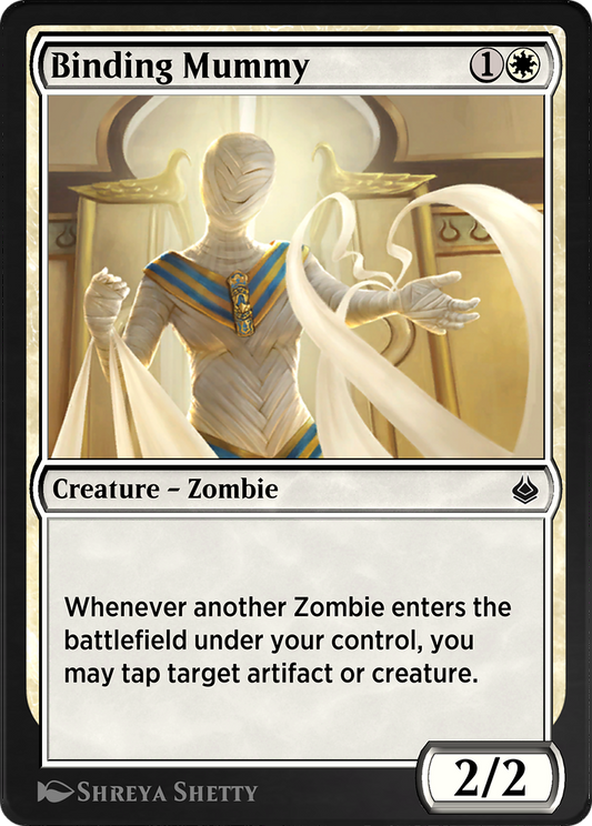 Binding Mummy (AKR-007) - Amonkhet Remastered - Premium MTG Single from Wizards of the Coast - Just $0! Shop now at Game Crave Tournament Store