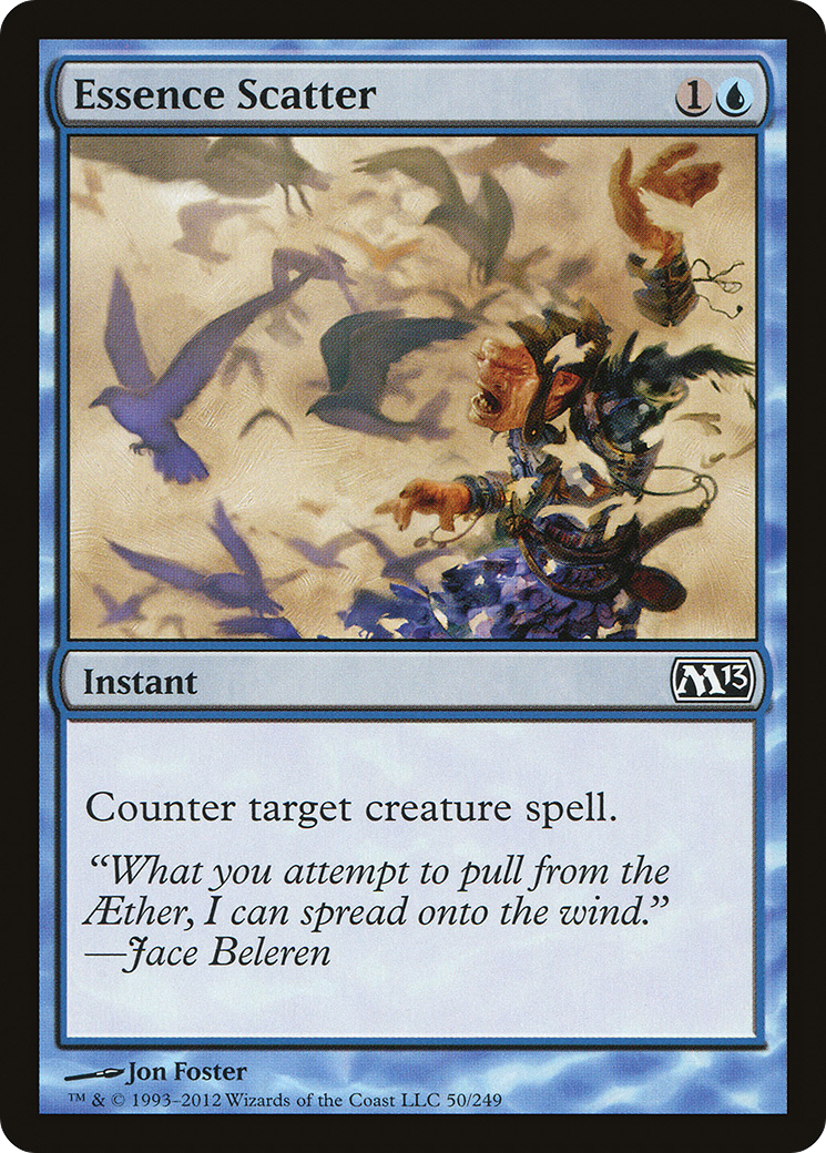 Essence Scatter (M13-050) - Magic 2013 Foil - Premium MTG Single from Wizards of the Coast - Just $0.11! Shop now at Game Crave Tournament Store