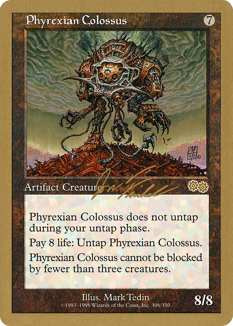 Phyrexian Colossus (WC00-JF305) - World Championship Decks 2000 - Premium MTG Single from Wizards of the Coast - Just $0.11! Shop now at Game Crave Tournament Store