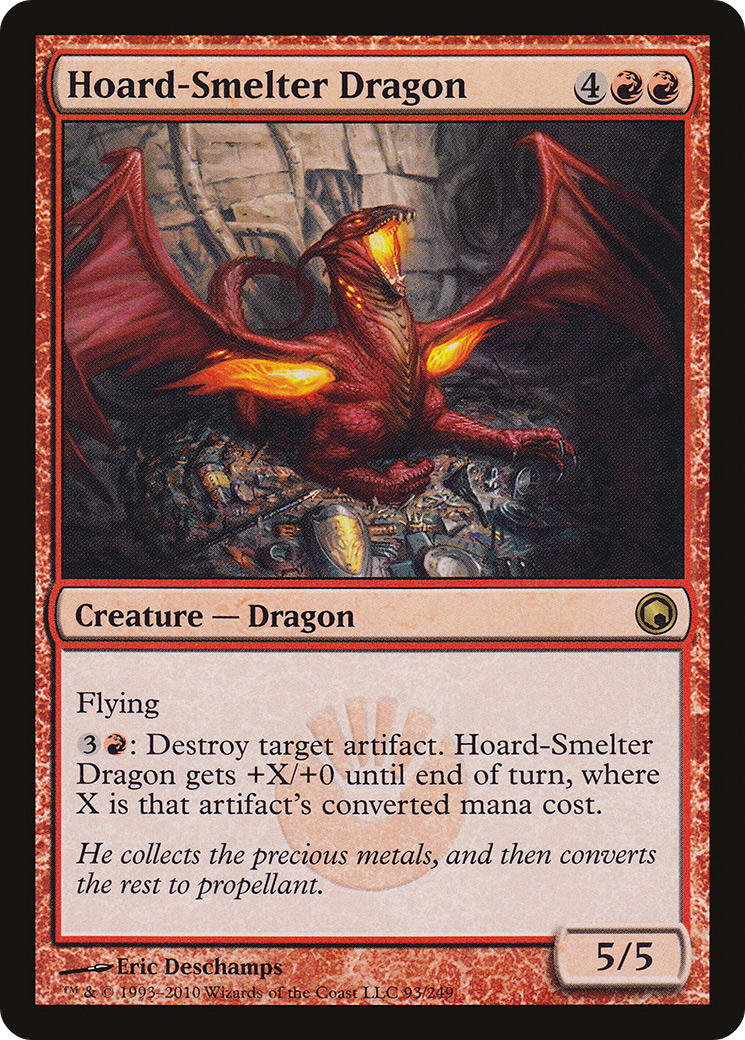 Hoard-Smelter Dragon (SOM-093) - Scars of Mirrodin - Premium MTG Single from Wizards of the Coast - Just $0.08! Shop now at Game Crave Tournament Store