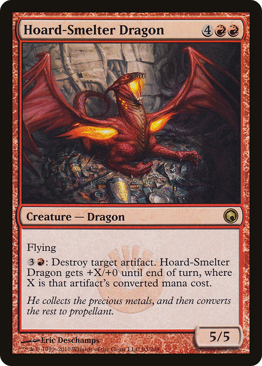 Hoard-Smelter Dragon (SOM-093) - Scars of Mirrodin - Premium MTG Single from Wizards of the Coast - Just $0.08! Shop now at Game Crave Tournament Store