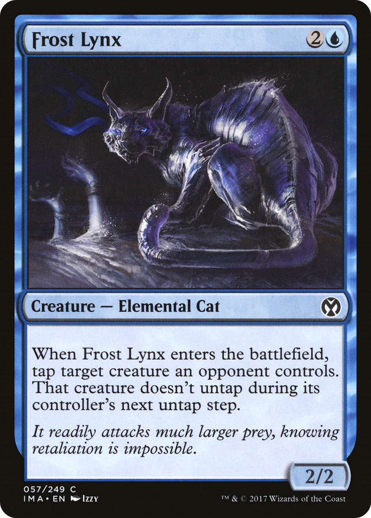 Frost Lynx (IMA-057) - Iconic Masters Foil - Premium MTG Single from Wizards of the Coast - Just $0.08! Shop now at Game Crave Tournament Store