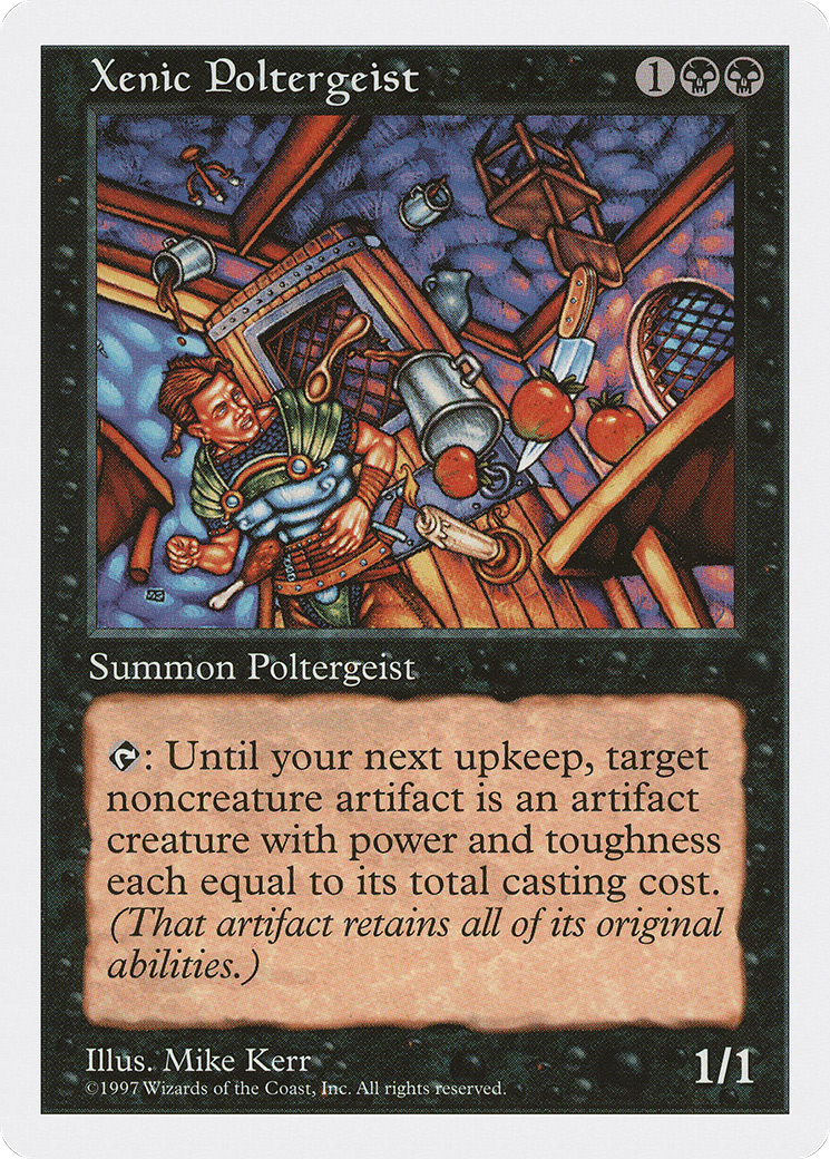 Xenic Poltergeist (5ED-206) - Fifth Edition - Premium MTG Single from Wizards of the Coast - Just $0.43! Shop now at Game Crave Tournament Store