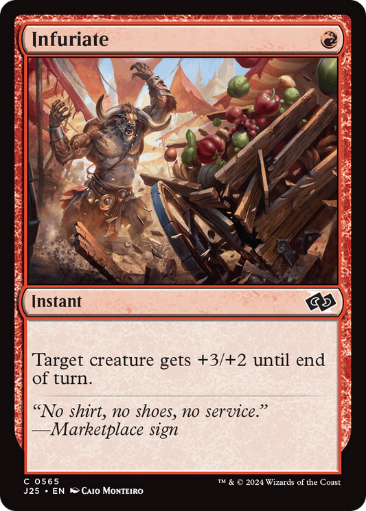 Infuriate (J25-565) - Foundations Jumpstart - Premium MTG Single from Wizards of the Coast - Just $0.25! Shop now at Game Crave Tournament Store