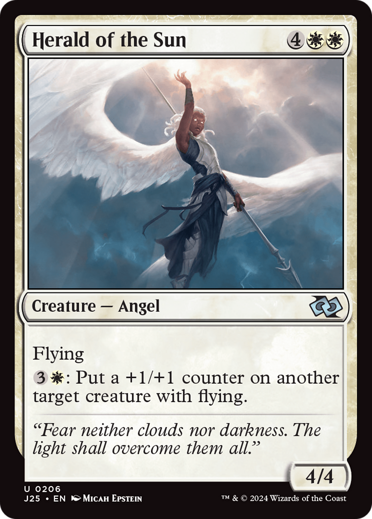 Herald of the Sun (J25-206) - Foundations Jumpstart - Premium MTG Single from Wizards of the Coast - Just $0.25! Shop now at Game Crave Tournament Store