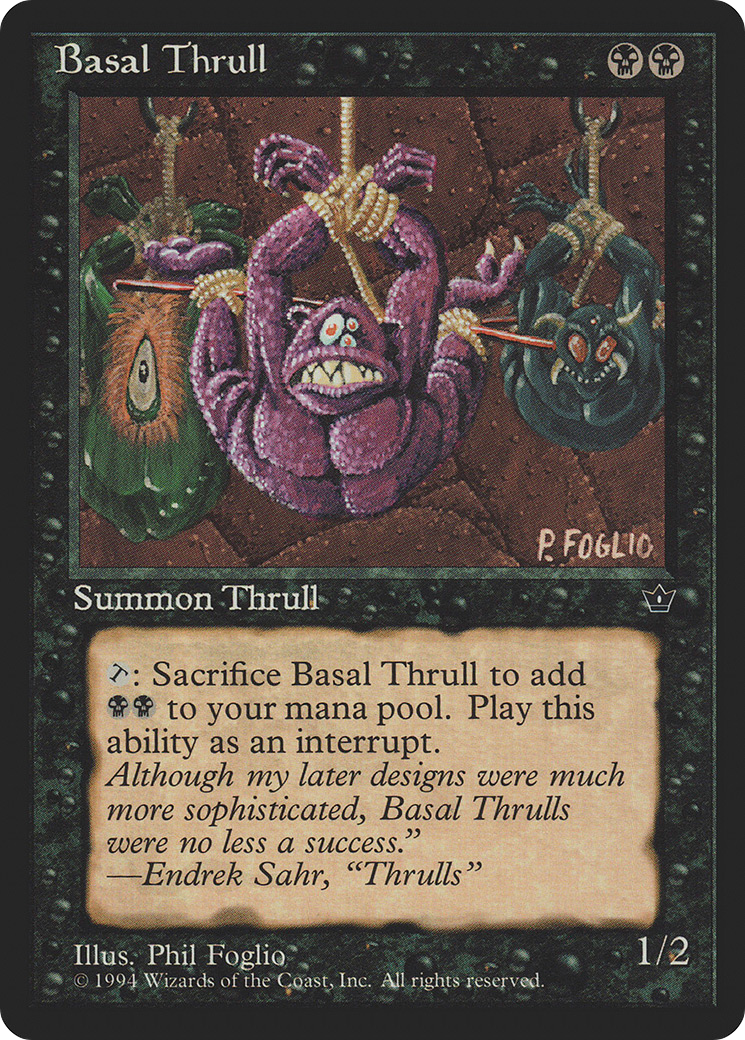 Basal Thrull (FEM-34B) - Fallen Empires - Premium MTG Single from Wizards of the Coast - Just $0.08! Shop now at Game Crave Tournament Store