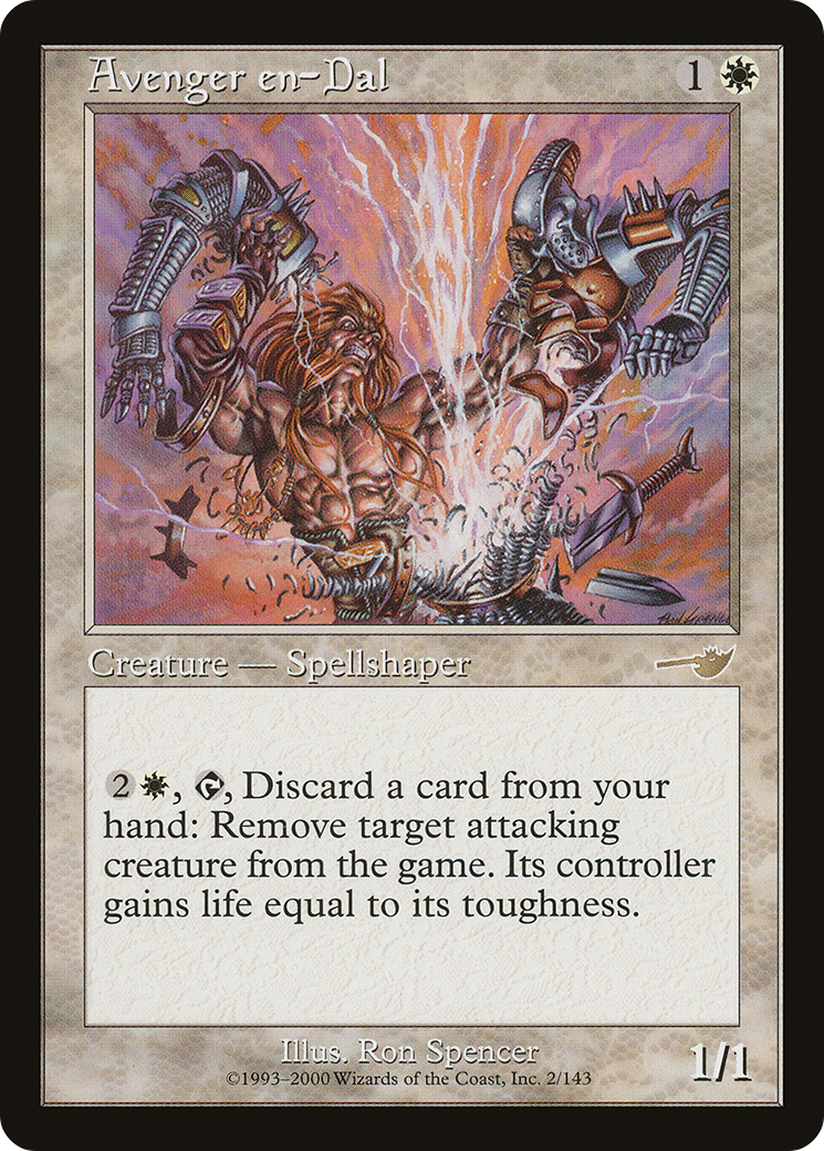 Avenger en-Dal (NEM-002) - Nemesis Foil - Premium MTG Single from Wizards of the Coast - Just $5.26! Shop now at Game Crave Tournament Store