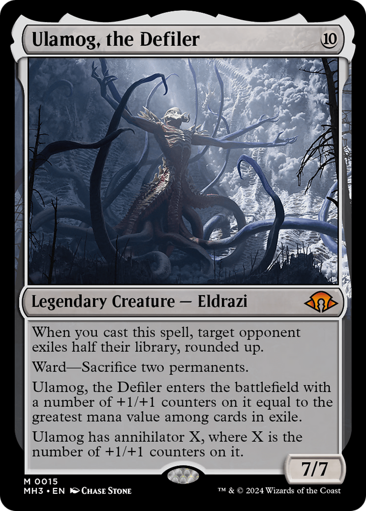 Ulamog, the Defiler (MH3-015) - Modern Horizons 3 Foil - Premium MTG Single from Wizards of the Coast - Just $18.32! Shop now at Game Crave Tournament Store