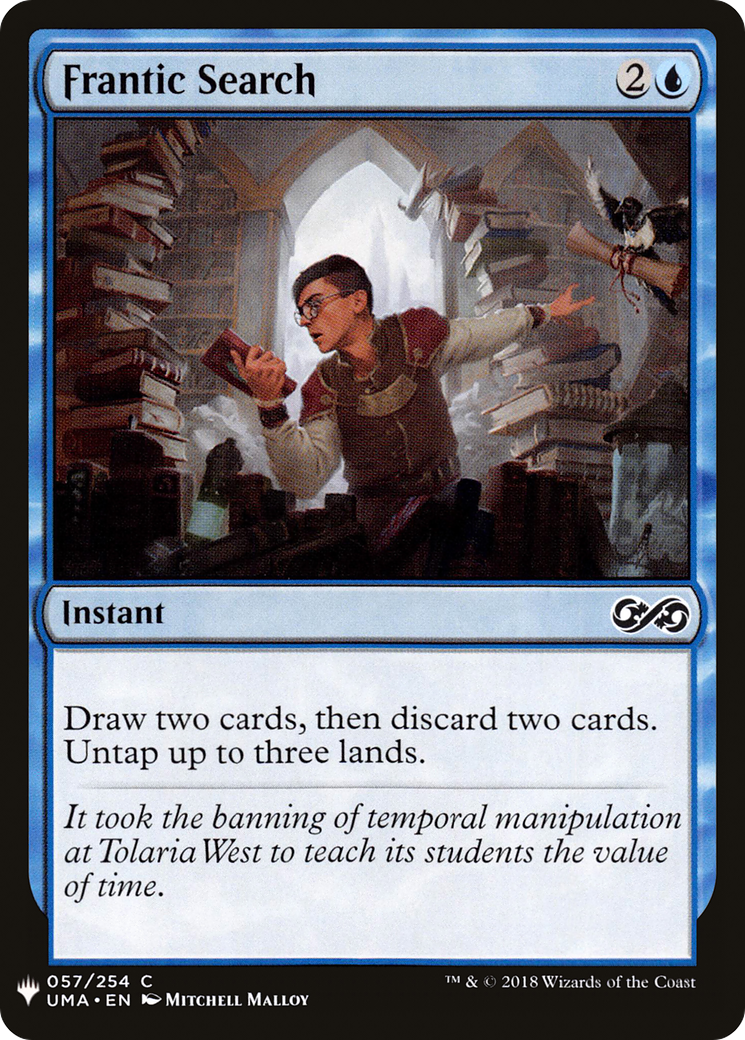 Frantic Search (MB1-386) - Mystery Booster - Premium MTG Single from Wizards of the Coast - Just $0.35! Shop now at Game Crave Tournament Store