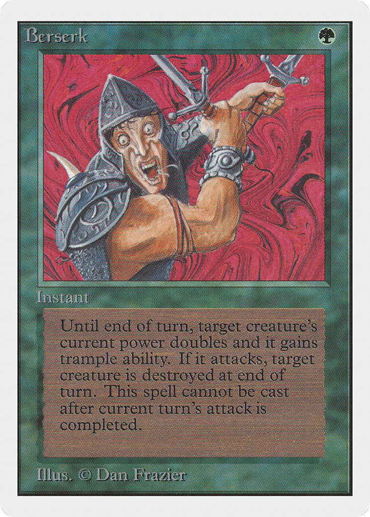 Berserk (2ED-186) - Unlimited Edition - Premium MTG Single from Wizards of the Coast - Just $22.54! Shop now at Game Crave Tournament Store