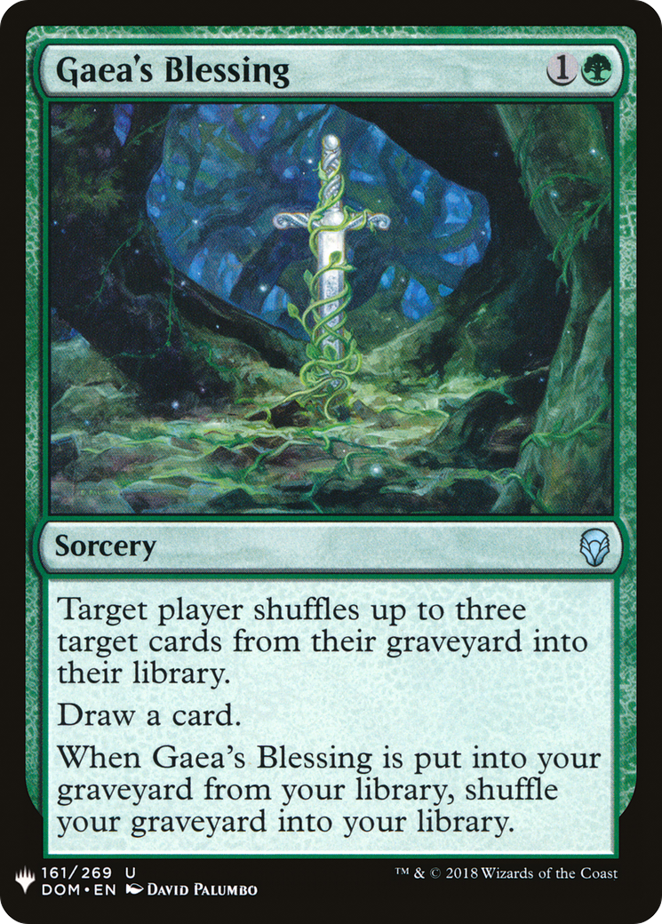 Gaea's Blessing (MB1-1216) - Mystery Booster - Premium MTG Single from Wizards of the Coast - Just $0.08! Shop now at Game Crave Tournament Store