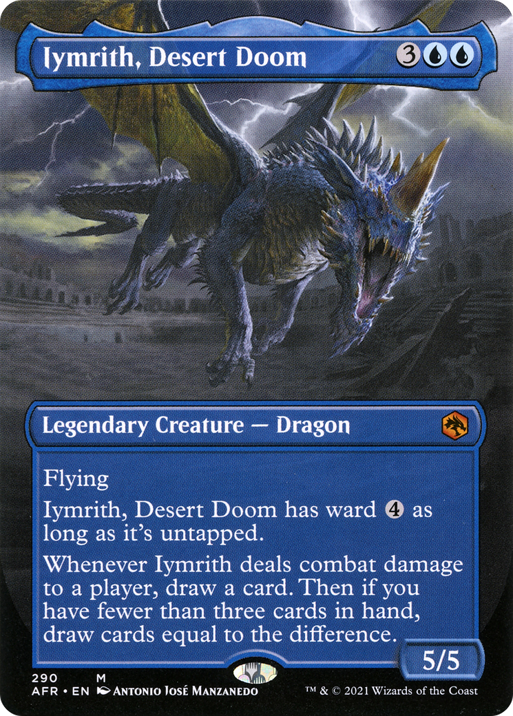 Iymrith, Desert Doom (AFR-290) - Adventures in the Forgotten Realms (Borderless) - Premium MTG Single from Wizards of the Coast - Just $2.60! Shop now at Game Crave Tournament Store