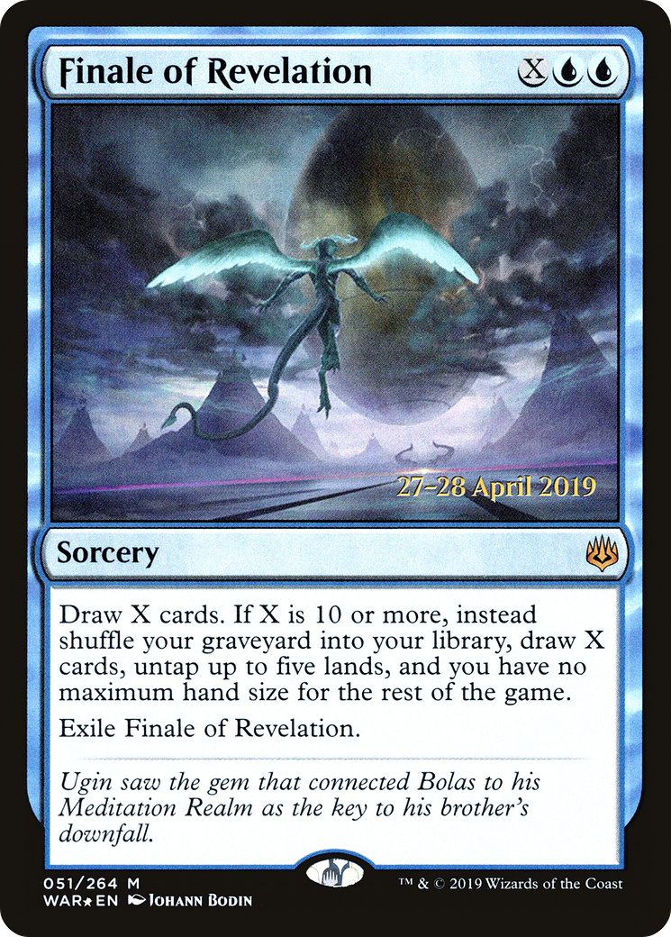 Finale of Revelation (PWAR-51S) - War of the Spark Promos Foil - Premium MTG Single from Wizards of the Coast - Just $4.23! Shop now at Game Crave Tournament Store