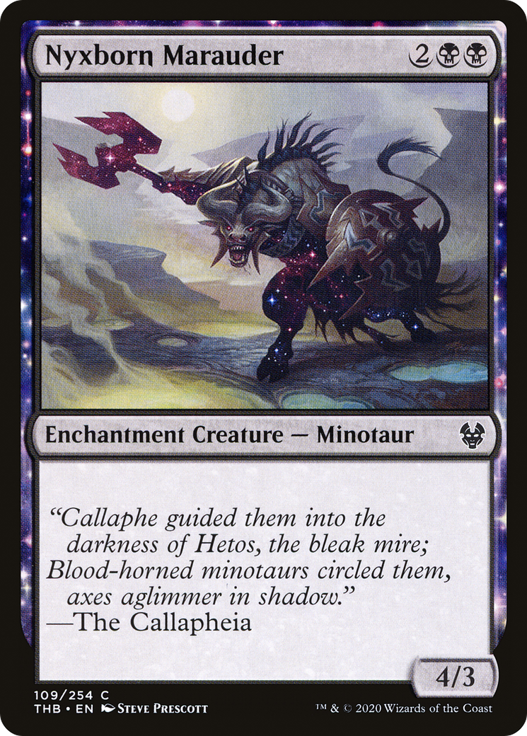 Nyxborn Marauder (THB-109) - Theros Beyond Death: (nyxtouched) - Premium MTG Single from Wizards of the Coast - Just $0.08! Shop now at Game Crave Tournament Store