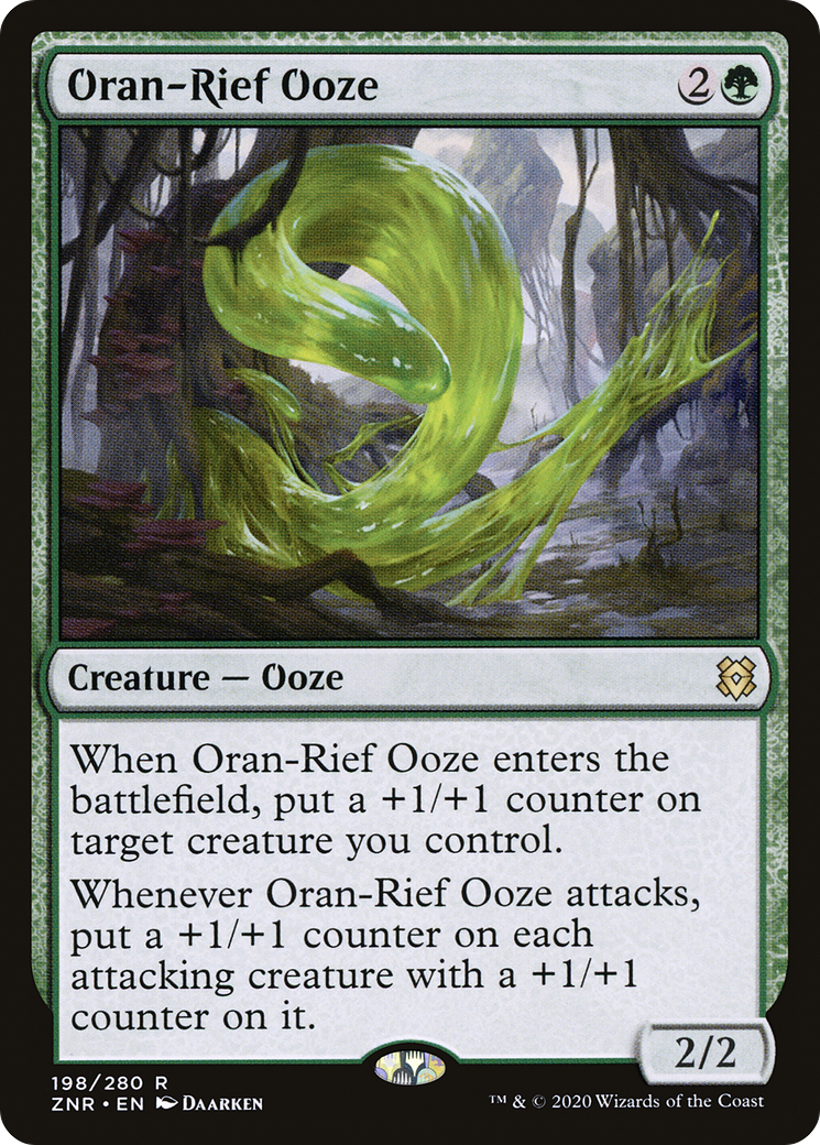 Oran-Rief Ooze (ZNR-198) - Zendikar Rising - Premium MTG Single from Wizards of the Coast - Just $0.08! Shop now at Game Crave Tournament Store
