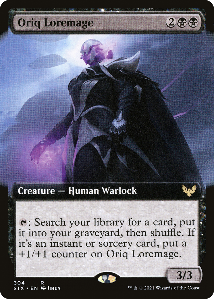 Oriq Loremage (STX-304) - Strixhaven: School of Mages: (Extended Art) Foil - Premium MTG Single from Wizards of the Coast - Just $0.64! Shop now at Game Crave Tournament Store