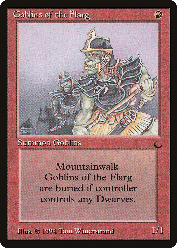 Goblins of the Flarg (DRK-070) - The Dark - Premium MTG Single from Wizards of the Coast - Just $0.08! Shop now at Game Crave Tournament Store