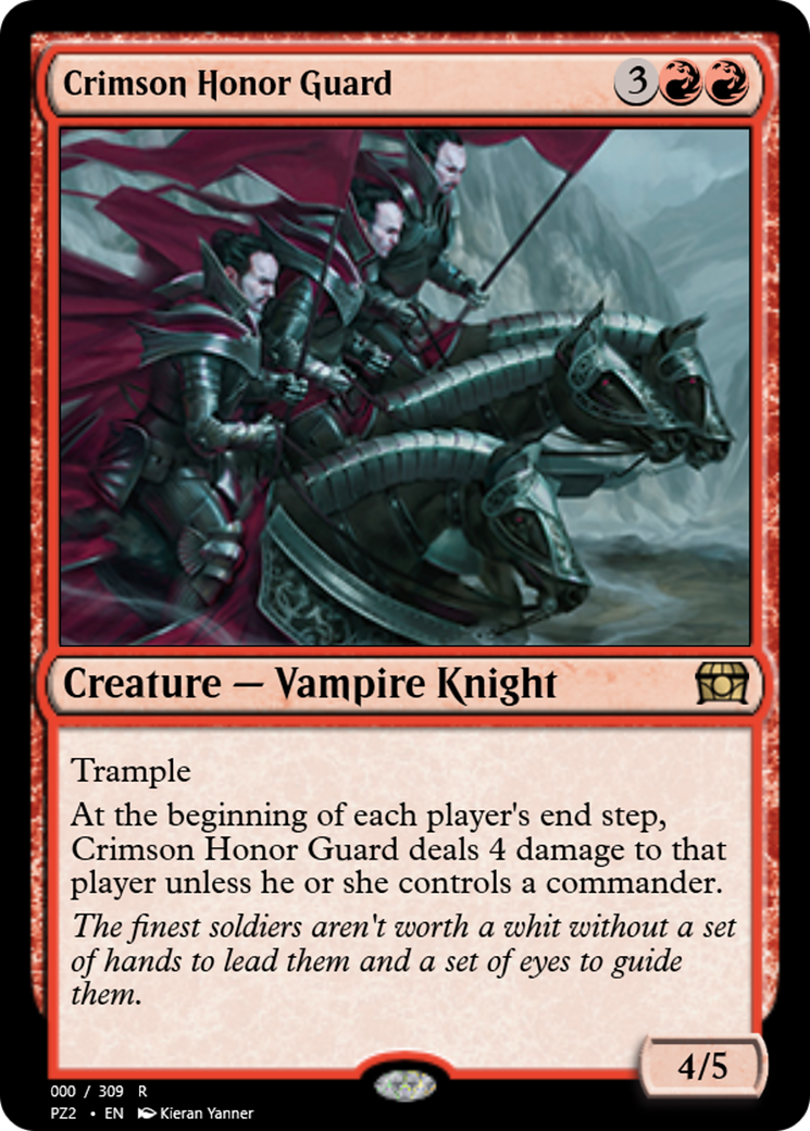 Crimson Honor Guard (PZ2-65697) - Treasure Chest - Premium MTG Single from Wizards of the Coast - Just $0! Shop now at Game Crave Tournament Store