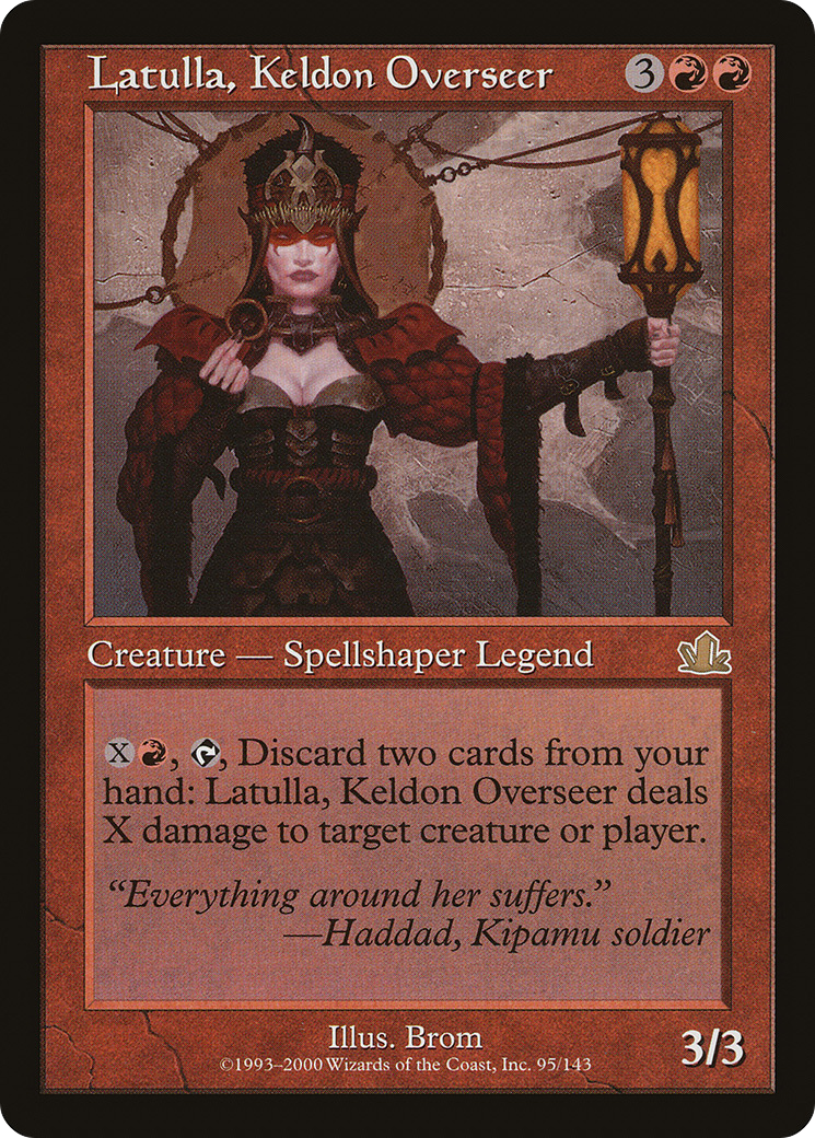 Latulla, Keldon Overseer (PCY-095) - Prophecy - Premium MTG Single from Wizards of the Coast - Just $0.09! Shop now at Game Crave Tournament Store