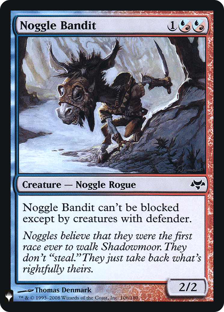 Noggle Bandit (FMB1-096) - Mystery Booster Retail Edition Foils Foil - Premium MTG Single from Wizards of the Coast - Just $0.08! Shop now at Game Crave Tournament Store