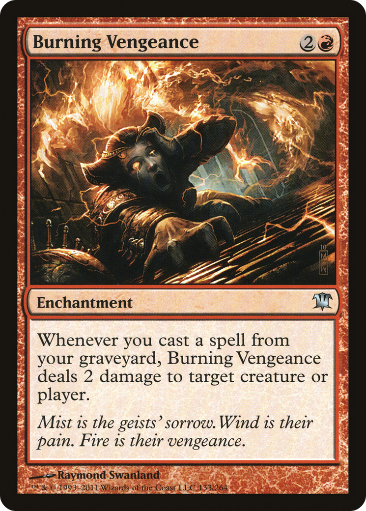 Burning Vengeance (ISD-133) - Innistrad - Premium MTG Single from Wizards of the Coast - Just $0.08! Shop now at Game Crave Tournament Store