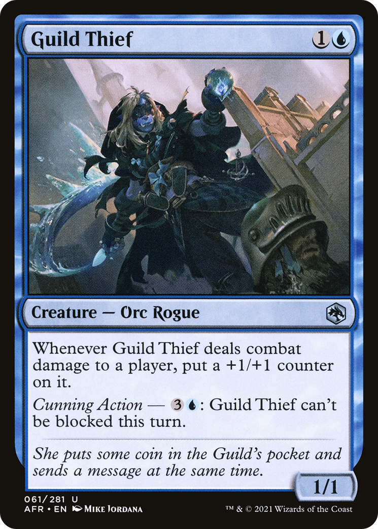 Guild Thief (AFR-061) - Adventures in the Forgotten Realms Foil - Premium MTG Single from Wizards of the Coast - Just $0.08! Shop now at Game Crave Tournament Store