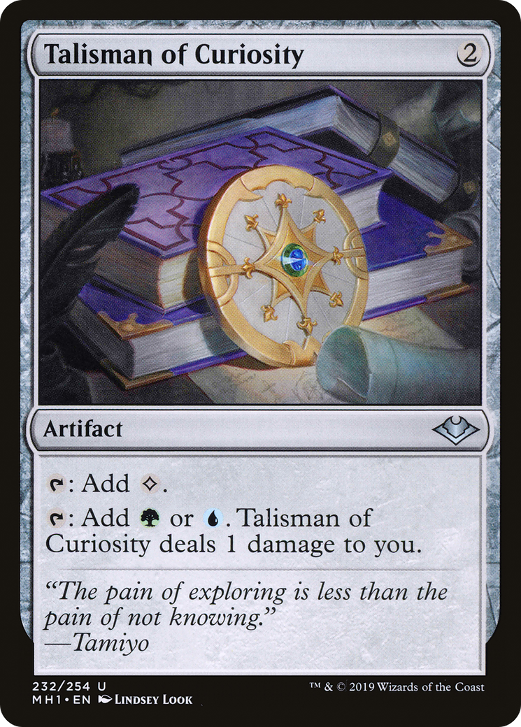 Talisman of Curiosity (MH1-232) - Modern Horizons - Premium MTG Single from Wizards of the Coast - Just $0.10! Shop now at Game Crave Tournament Store