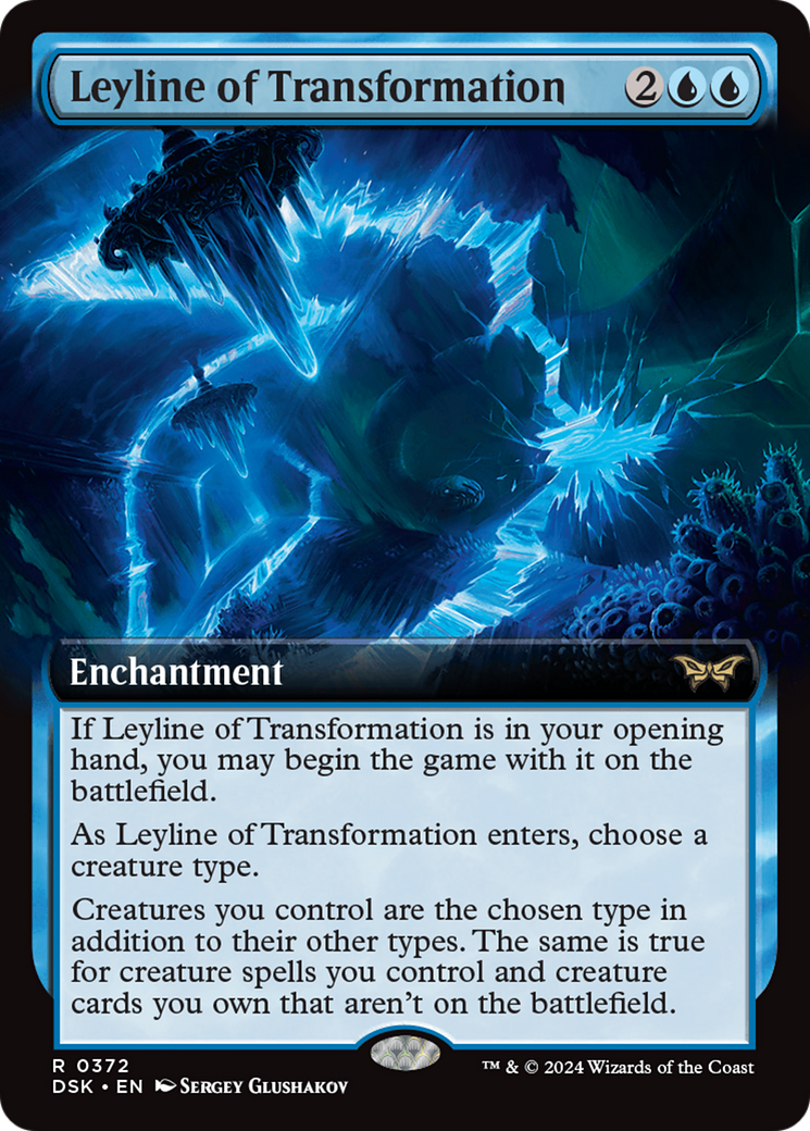 Leyline of Transformation (DSK-372) - Duskmourn: House of Horror: (Extended Art) - Premium MTG Single from Wizards of the Coast - Just $0.66! Shop now at Game Crave Tournament Store