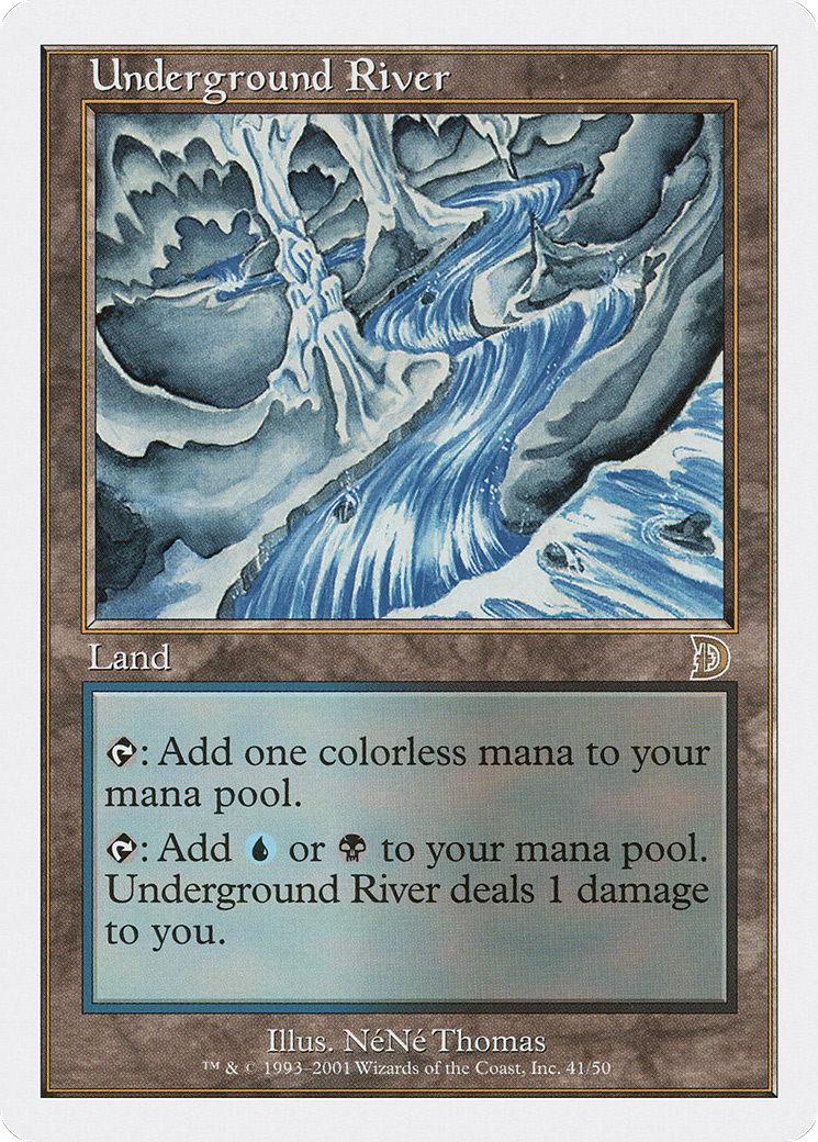 Underground River (DKM-041) - Deckmasters - Premium MTG Single from Wizards of the Coast - Just $1.11! Shop now at Game Crave Tournament Store