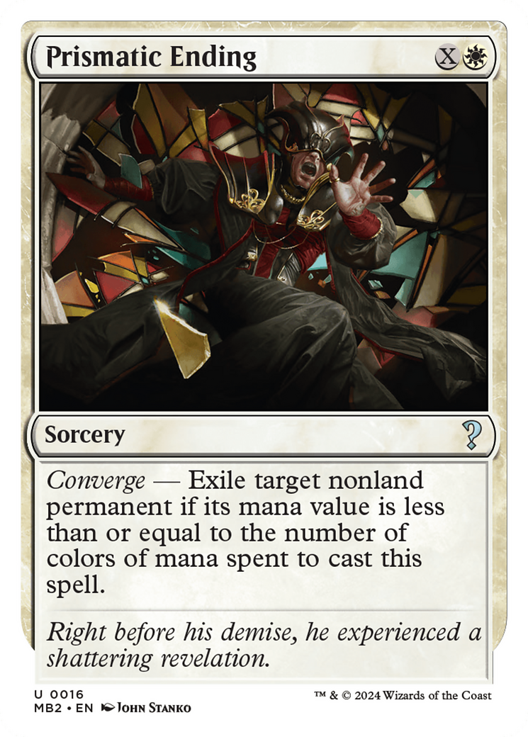 Prismatic Ending (MB2-016) - Mystery Booster 2 - Premium MTG Single from Wizards of the Coast - Just $0.31! Shop now at Game Crave Tournament Store
