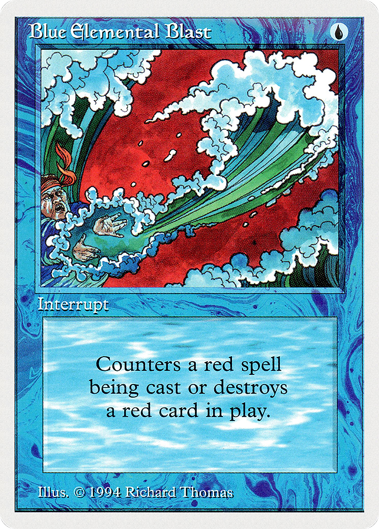 Blue Elemental Blast (SUM-049) - Summer Magic / Edgar - Premium MTG Single from Wizards of the Coast - Just $0.08! Shop now at Game Crave Tournament Store