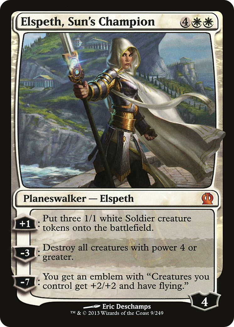 Elspeth, Sun's Champion (THS-009) - Theros Foil - Premium MTG Single from Wizards of the Coast - Just $3.13! Shop now at Game Crave Tournament Store