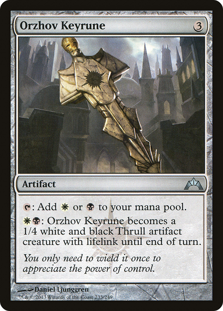 Orzhov Keyrune (GTC-233) - Gatecrash - Premium MTG Single from Wizards of the Coast - Just $0.08! Shop now at Game Crave Tournament Store