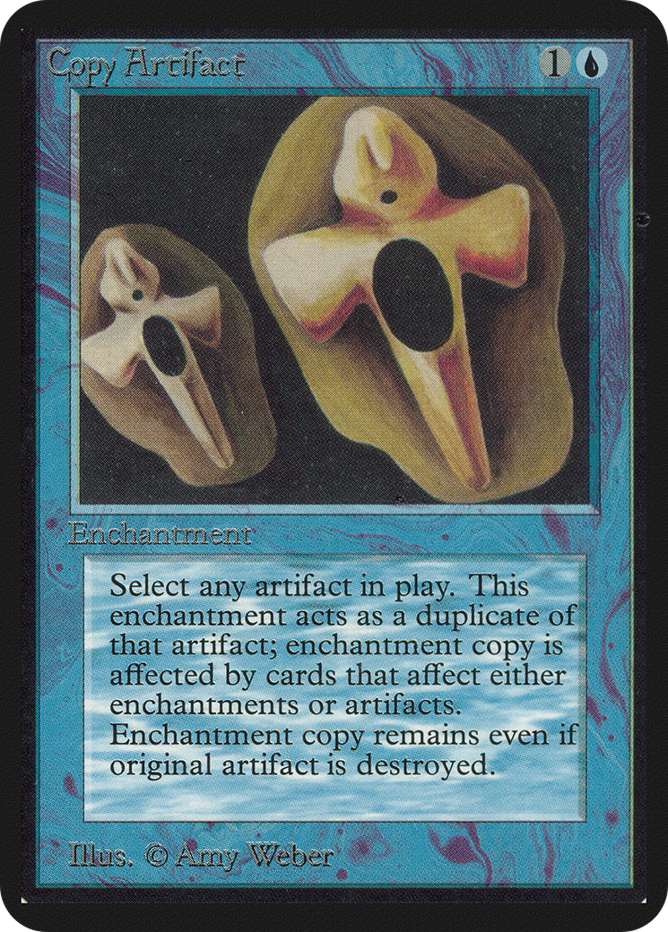 Copy Artifact (LEA-053) - Limited Edition Alpha - Premium MTG Single from Wizards of the Coast - Just $480! Shop now at Game Crave Tournament Store