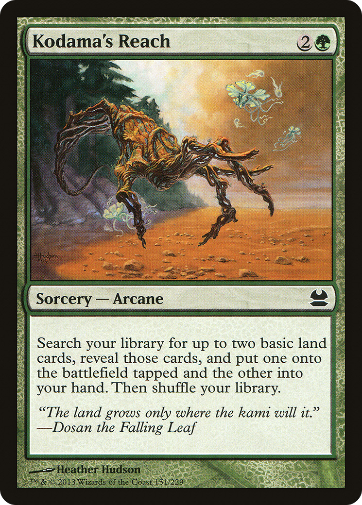 Kodama's Reach (MMA-151) - Modern Masters Foil - Premium MTG Single from Wizards of the Coast - Just $0.50! Shop now at Game Crave Tournament Store