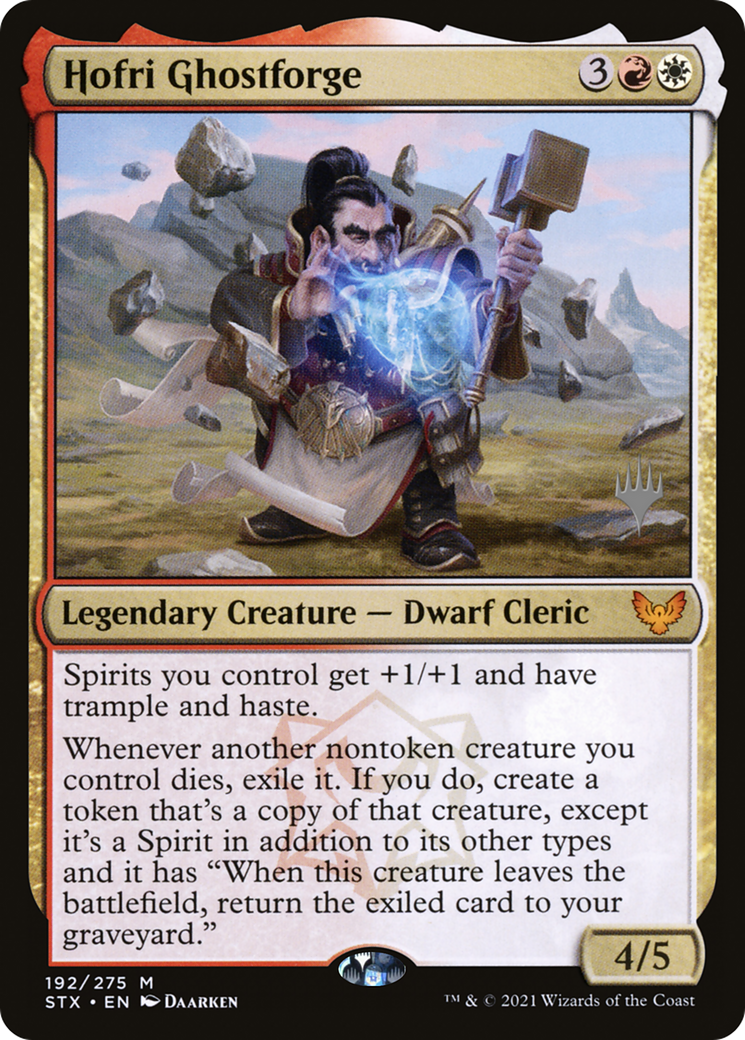 Hofri Ghostforge (PSTX-192P) - Strixhaven: School of Mages Promos Foil - Premium MTG Single from Wizards of the Coast - Just $0.38! Shop now at Game Crave Tournament Store