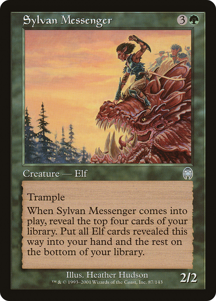 Sylvan Messenger (APC-087) - Apocalypse - Premium MTG Single from Wizards of the Coast - Just $0.08! Shop now at Game Crave Tournament Store