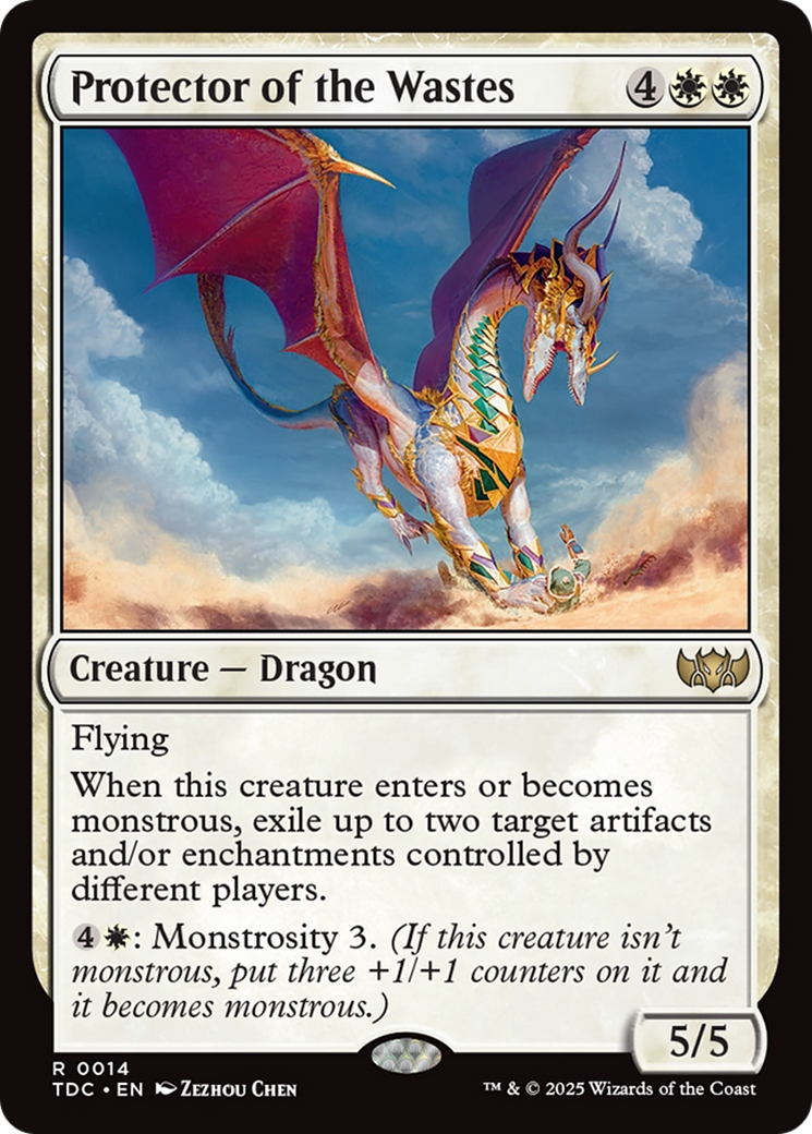 Protector of the Wastes (TDC-014) - Tarkir: Dragonstorm Commander