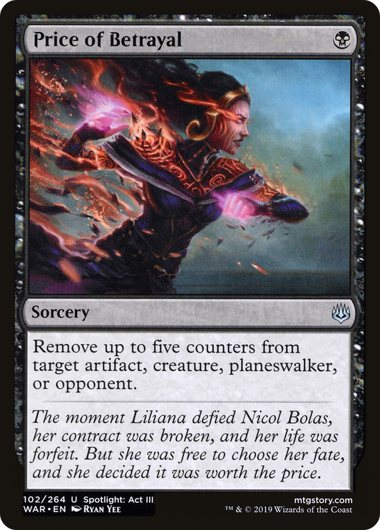 Price of Betrayal (WAR-102) - War of the Spark Foil - Premium MTG Single from Wizards of the Coast - Just $0.30! Shop now at Game Crave Tournament Store