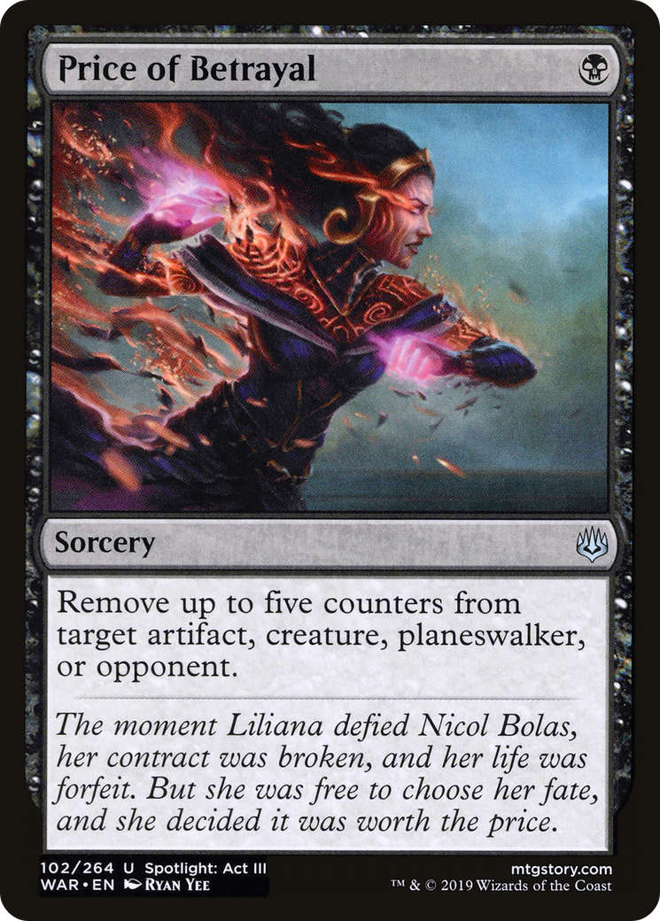 Price of Betrayal (WAR-102) - War of the Spark - Premium MTG Single from Wizards of the Coast - Just $0.08! Shop now at Game Crave Tournament Store