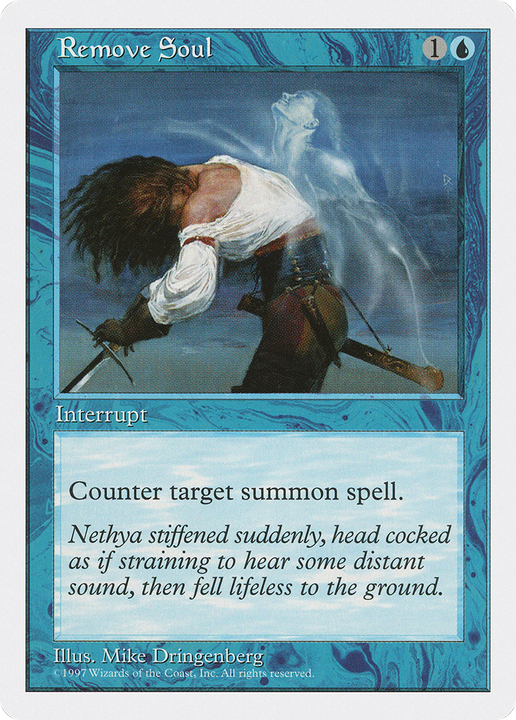 Remove Soul (5ED-117) - Fifth Edition - Premium MTG Single from Wizards of the Coast - Just $0.25! Shop now at Game Crave Tournament Store