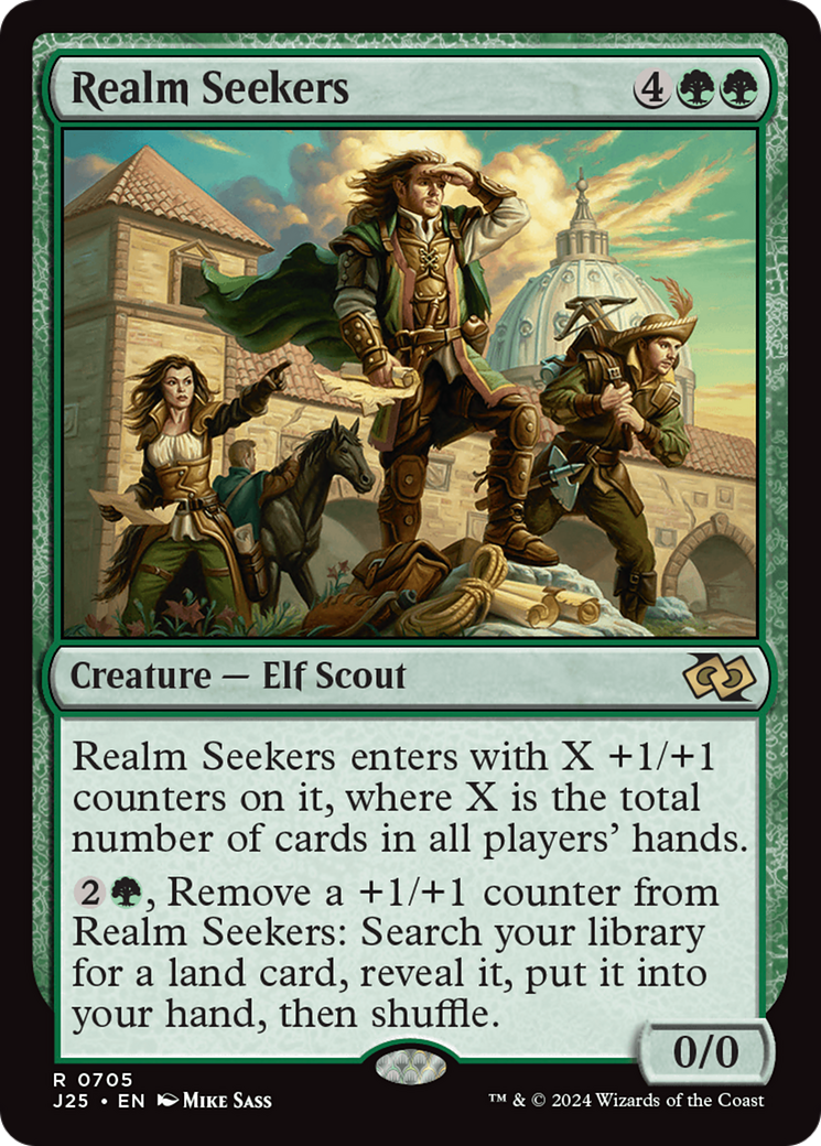 Realm Seekers (J25-705) - Foundations Jumpstart - Premium MTG Single from Wizards of the Coast - Just $0.25! Shop now at Game Crave Tournament Store